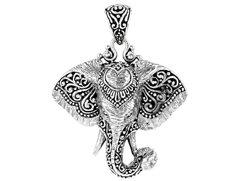 Sterling Silver Elephant Pendant