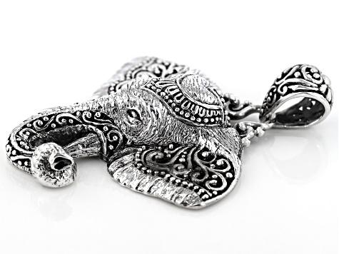 Sterling Silver Elephant Pendant