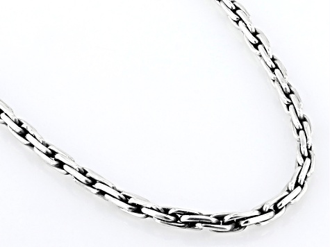Sterling Silver 2.5mm Padian 18"L Chain