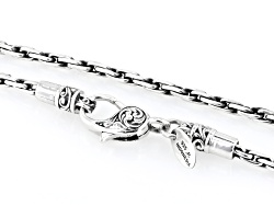 Sterling Silver 2.5mm Padian 18"L Chain