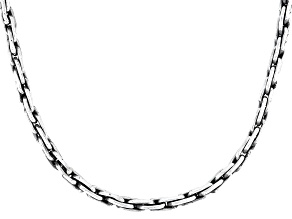 Sterling Silver 3.5mm Padian 24"L Chain