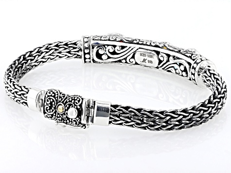 Multi-Gemstone Sterling Silver Bracelet 2.17ctw