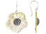 Yellow Mother-of-Pearl Sterling Silver Flower Earrings