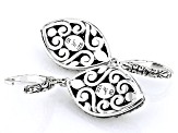 Sterling Silver Woven Dangle Earrings