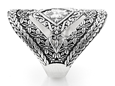 JV Savoy Statement Ring in Charcoal Blue main image 0
