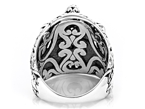 Sterling Silver Statement Cross Ring