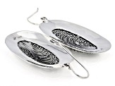 Sterling Silver Hammered & Filigree Medallion Earrings