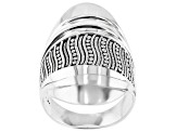 Jawan Bead Sterling Silver Polished Ring