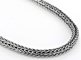 Sterling Silver 4mm Tulang Naga 18" Chain With Shepard's Hook