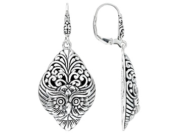 Stainless Steel Antiqued and Polished Dragon Head 22-inch Necklace - 15C81A