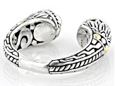 Silver Cultured Freshwater Pearl Sterling Silver Cuff Ring 4.5-5mm