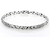 Sterling Silver Filigree Bangle Bracelet