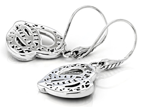 Sterling Silver Intertwined Heart Earrings
