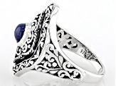 Tanzanite Sterling Silver Ring 6x4mm