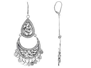 Sterling Silver Chandelier Earrings