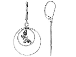Sterling Silver Butterfly Earrings