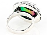 Watermelon Quartz Triplet Sterling Silver Ring 8.20ct - BAL741 | JTV