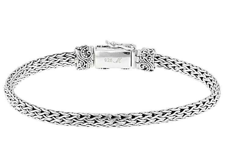 Sterling Silver Tulang Naga Bracelet 5mm - BAL748A | JTV