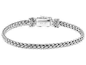 Sterling Silver Tulang Naga Bracelet 5mm