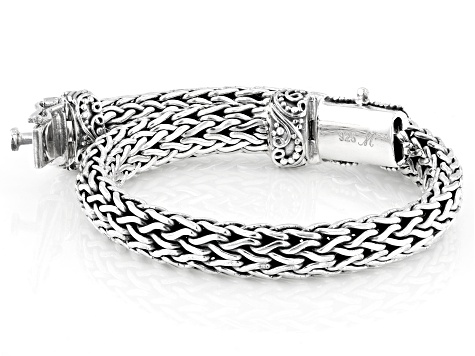 Sterling Silver Tulang Naga Bracelet 7mm