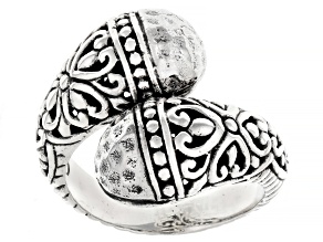 Art Deco Sterling Silver Bypass Ring