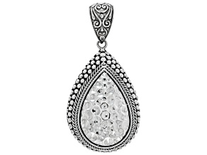 Sterling Silver Hammered Pendant