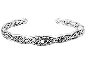 Sterling Silver Scrollwork Cuff Bracelet