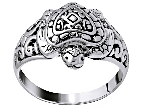 Artisan Collection of Bali™ Sterling Silver Turtle Motif Ring.