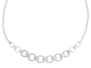 White Cubic Zirconia Rhodium Over Sterling Silver Necklace 9.71ctw