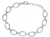 White Cubic Zirconia Rhodium Over Sterling Silver Bracelet 2.70ctw