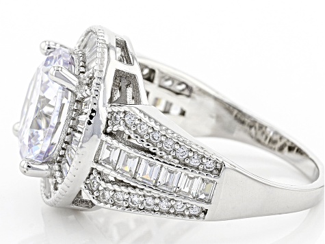 【12/16迄】Complete Technique silver ring White Cubic Zirconia Rhodium Over Sterling Silver Ring 2.21