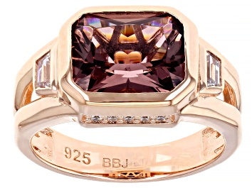 Picture of Blush And White Cubic Zirconia 18K Rose Gold Over Sterling Silver Ring 3.59ctw