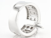 White Cubic Zirconia Rhodium Over Sterling Silver Ring 4.08ctw