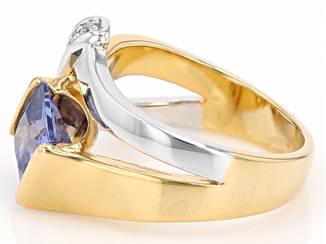 SKY JEWELLERY ダイアモンド 18K 指輪 K18 カラーゴールドリング〕K18 リング ライトイエローゴールド (幅約