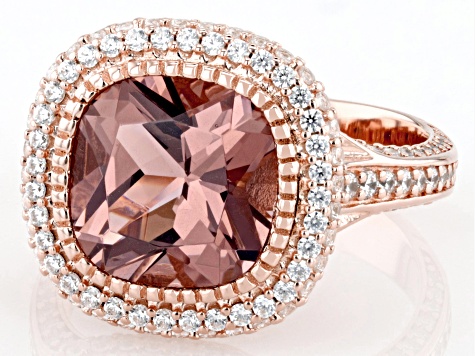 HONEYCAT Tiny Baguette Crystal Ring - Dainty Gold, Rose Gold, Or Silver Minimalist Jewelry - View #8