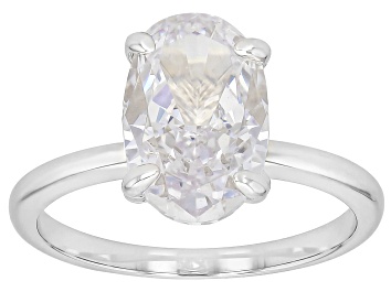 Picture of White Cubic Zirconia Rhodium Over Brass Ring 5.67ctw