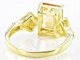 Yellow Citrine 18k Yellow Gold Over Sterling Silver Ring 1.94ctw