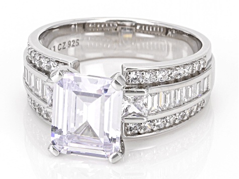 ウッディサボ Pink Lab Created Sapphire Rhodium Over Sterling Silver