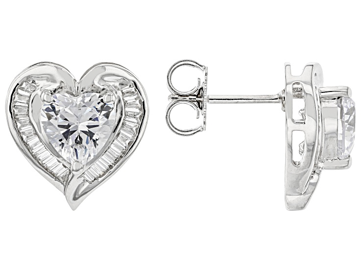 ☆ENGBROX☆ silver925 saturn heart cubic earring EBEA24048WH saturn heart cubic earring - ENGBROX | 60% - Asian Fashion