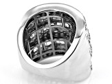 White Cubic Zirconia Rhodium Over Brass Ring 5.25ctw