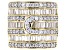 White Cubic Zirconia 18k Yellow Gold Over Brass Ring 5.25ctw