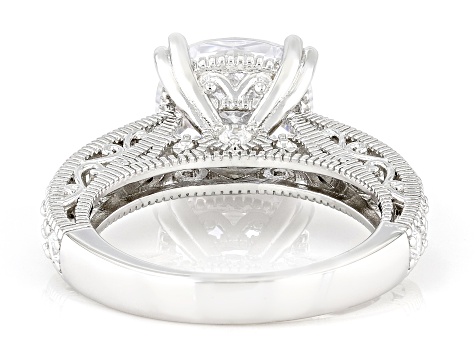 ヘトロジェニティ　Raw Face/Blasted Silver Black Spinel Rhodium Over Sterling Silver Ring 1.00ctw