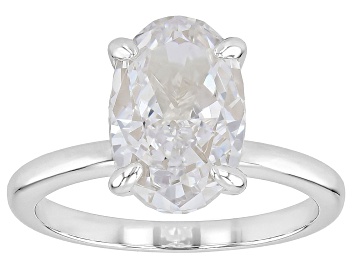 Picture of White Cubic Zirconia Platinum Over Sterling Silver Ring 5.67ctw