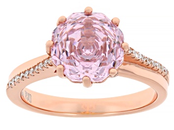 Cheté Sterling Silver Cubic Zirconia Cushion Bezel Ring