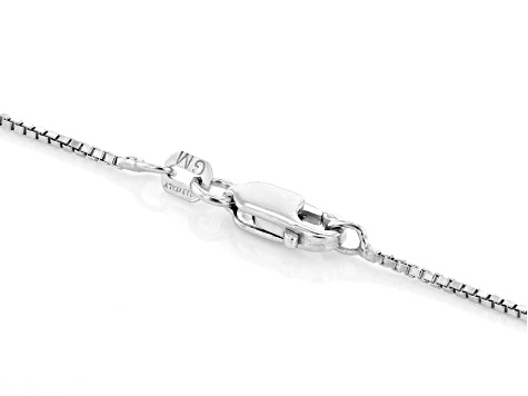 White Cubic Zirconia Rhodium Over Sterling Silver 