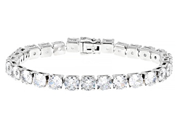 White Diamond 10k White Gold Tennis Bracelet 3.00ctw