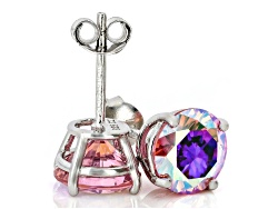 Orecchini Donna Luna In Argento 925 Placcato Oro Rosa Con Zirconia – Yumilok
