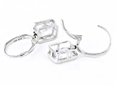 White Cubic Zirconia Rhodium Over Sterling Silver Earrings 12.88ctw