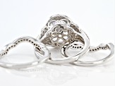 NEW LOUIS VUITTON DIAMOND IMPRESSION RING 62 platinum 950 SILVER NEW RING  Silvery ref.894520 - Joli Closet