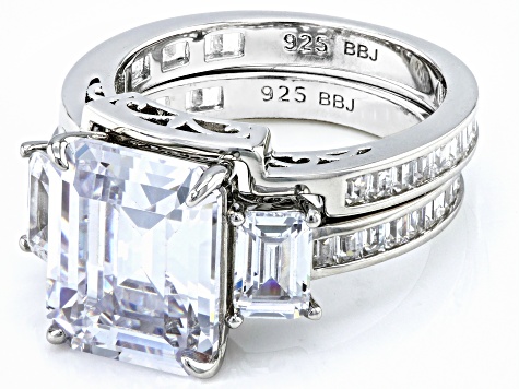 Diamond Splendor Crystal & Diamond Accent Sterling Silver Lock